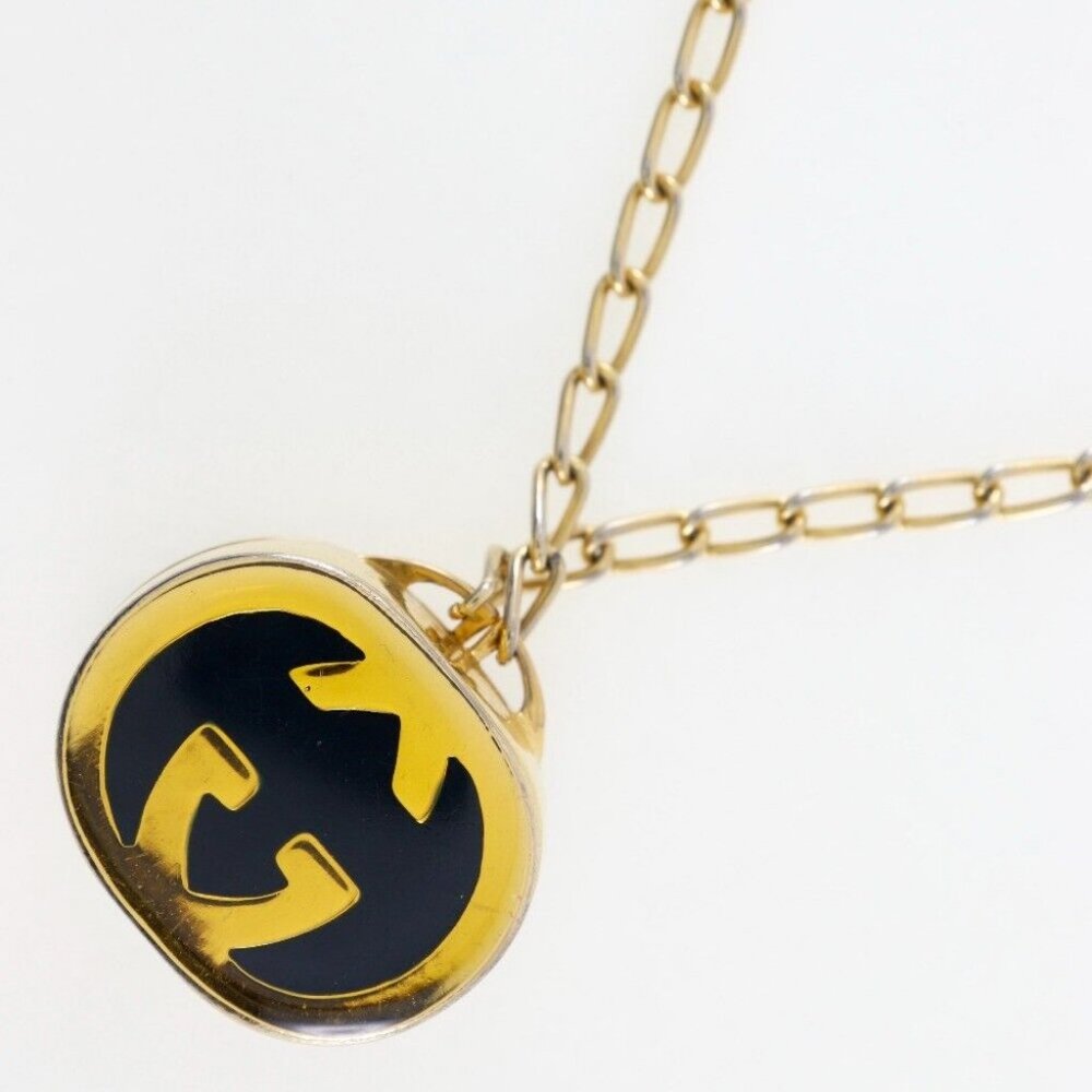 GUCCI rocket Necklace gold Plated Gold 33.5g Women - Picture 6 of 9